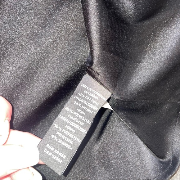 VERA WANG dress JACQUARD BLACK/IVORY FIT & FLARE Sleeveless DRESS~ SZ 8 - Picture 12 of 14